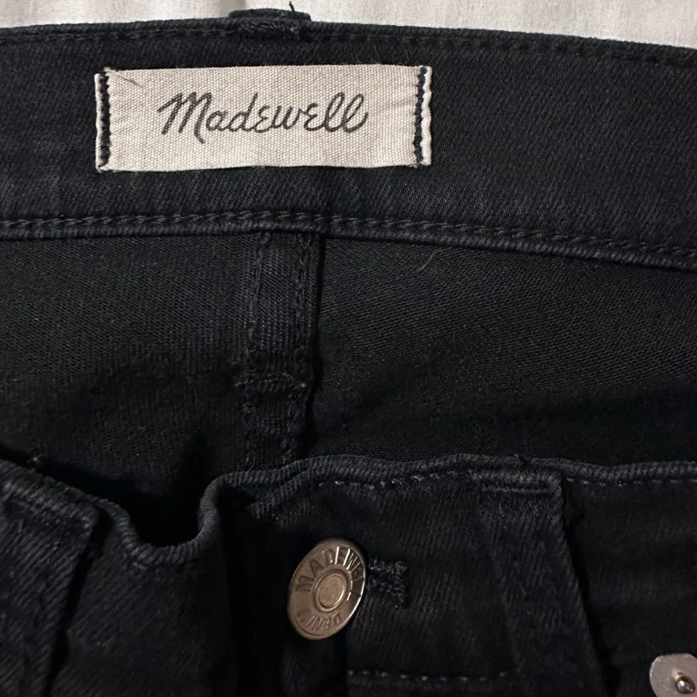 Madewell Classic Black Denim Jeans - Picture 2 of 4
